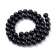 Natural Obsidian Beads Strands US-G-S259-33-6mm-2
