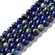 Natural Lapis Lazuli Beads Strands US-G-G099-8mm-7B-1