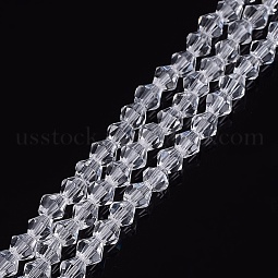 Imitation Austrian Crystal 5301 Bicone Beads US-GLAA-S026-07