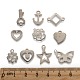 Mixed Shapes 201 Stainless Steel Pendants US-STAS-R071-25-3