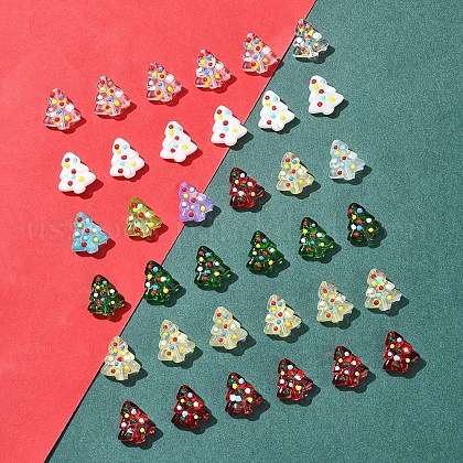 6Pcs Handmade Bumpy Glass Beads Strands&nbsp;US-LAMP-FS0001-16C-5
