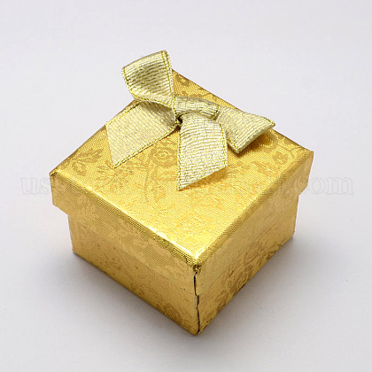 Valentines Day Presents Packages Square Cardboard Ring Boxes US-CBOX-S010-A05-1