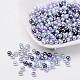 Silver-Grey Mix Pearlized Glass Pearl Beads US-HY-X006-4mm-13-1
