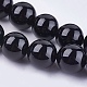 Natural Black Onyx Beads Strands US-G-H1567-10MM-3