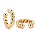 Rack Plating Brass Twist Rope Shape Cuff Earrings US-EJEW-G288-08G-2