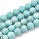 Natural Magnesite Beads Strands US-G-T106-185-1-1
