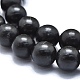 Natural Shungite Beads Strands US-G-M353-A04-8mm-3