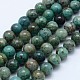 Natural Chrysocolla Gemstone Beads Strands US-G-I206-22-6mm-1