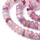 Natural Plum Blossom Tourmaline Beads Strands US-G-G991-B02-3