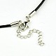 Leather Cord Necklace Making US-NJEW-A280-2.0mm-01-2