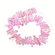 Electroplated Natural Quartz Crystal Beads Strands US-G-P368-05E-2