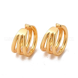 Rack Plating Brass Cuff Earrings US-EJEW-P221-12G