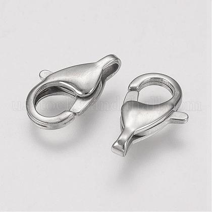 304 Stainless Steel Lobster Claw Clasps US-STAS-F109-05P-1