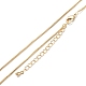 Brass Box Chain Necklaces US-NJEW-K123-11G-1