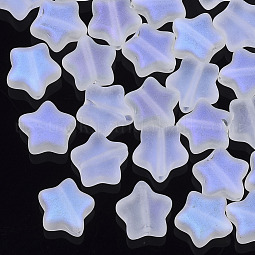 Electroplate Glass Beads US-GLAA-N035-01-C02