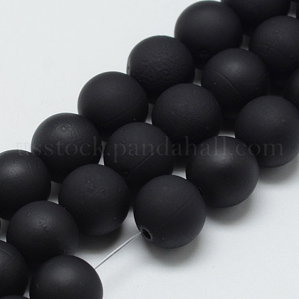Rubberized Style Acrylic Beads Strands US-MACR-S835-20mm-11-1