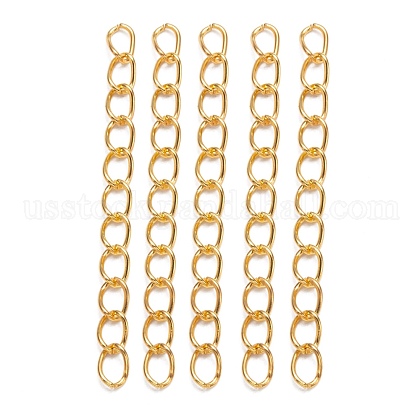 Iron Ends with Twist Chains US-CH-CH017-G-5cm-1