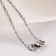 304 Stainless Steel Cable Chain Necklaces US-NJEW-JN01526-02-4