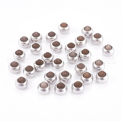 304 Stainless Steel Smooth Spacer Beads US-STAS-M006-02-1
