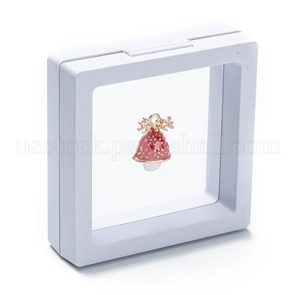 Square Transparent PE Thin Film Suspension Jewelry Display Box US-CON-D009-01B-05-1