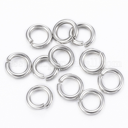 304 Stainless Steel Open Jump Rings US-STAS-H555-09P-1