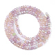 Electroplate Glass Beads Strands US-EGLA-S192-001A-B02-2