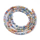 Electroplate Glass Beads Strands US-EGLA-S192-001A-A02-2