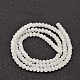 Faceted Rondelle Glass Beads Strands US-GLAA-I033-4mm-03-2