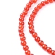 Natural Carnelian Beads Strands US-G-C076-4mm-2A-3