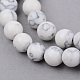 Synthetic Howlite Beads Strands US-G-Q462-8mm-26-1-1