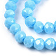 Electroplate Glass Beads Strands US-EGLA-A034-P6mm-A26-3