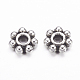 Tibetan Style Alloy Daisy Spacer Beads US-LF0991Y-AS-RS-2