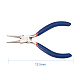 Blue Round Nose Plier 1 Set Size 125x53mm 316 Stainless Steel Jewelry Making Tool US-TOOL-PH0001-01B-4