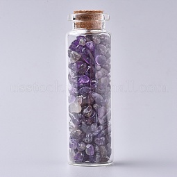 Glass Wishing Bottle US-DJEW-L013-A15