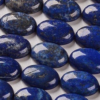 Dyed Natural Lapis Lazuli Gemstone Oval Cabochons US-G-J329-17-22x30mm-1