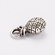 Pineapple Tibetan Style Alloy Charms US-PALLOY-ZN40442-AS-RS-2
