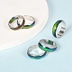 12 Colors Changing Brass Mood Rings US-RJEW-R117-01-B-6
