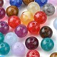 Round Imitation Gemstone Acrylic Beads US-OACR-R029-8mm-M-2
