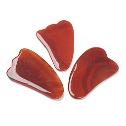 Dyed & Heated Natural Agate Gua Sha Boards US-AJEW-H112-01