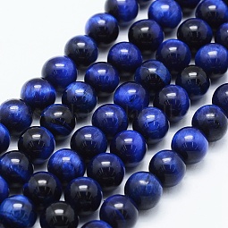 Natural Tiger Eye Beads Strands US-G-F561-6mm-B02