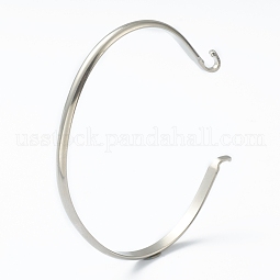 304 Stainless Steel Cuff Bangle Making US-STAS-H154-01P