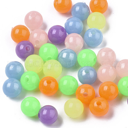 Luminous Acrylic Beads US-MACR-N008-25-6MM-1