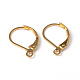 Golden Plated Brass Leverback Earring Findings US-X-EC223-G-1