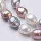 Natural Pearl Beaded Necklaces US-NJEW-P149-01C-3