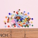 18 Colors Glass Seed Beads US-SEED-JP0007-03-5