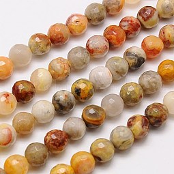 Natural Crazy Agate Beads Strands US-G-G542-14mm-10
