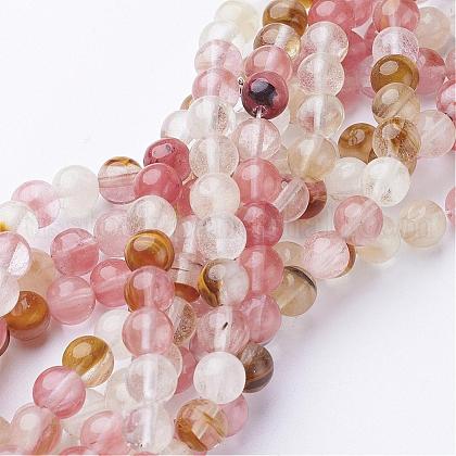 Tigerskin Glass Beads US-GSR8mmY-1-1