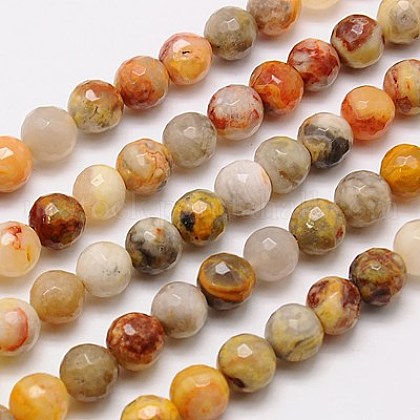 Natural Crazy Agate Beads Strands US-G-G542-14mm-10-1