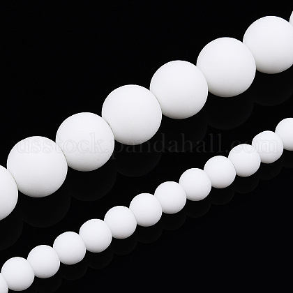 Opaque Glass Beads Strands&nbsp;US-GLAA-T032-P8mm-MD02-4