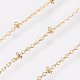 Long-Lasting Plated Brass Cable Chain Necklaces US-X-NJEW-K112-09G-NF-3